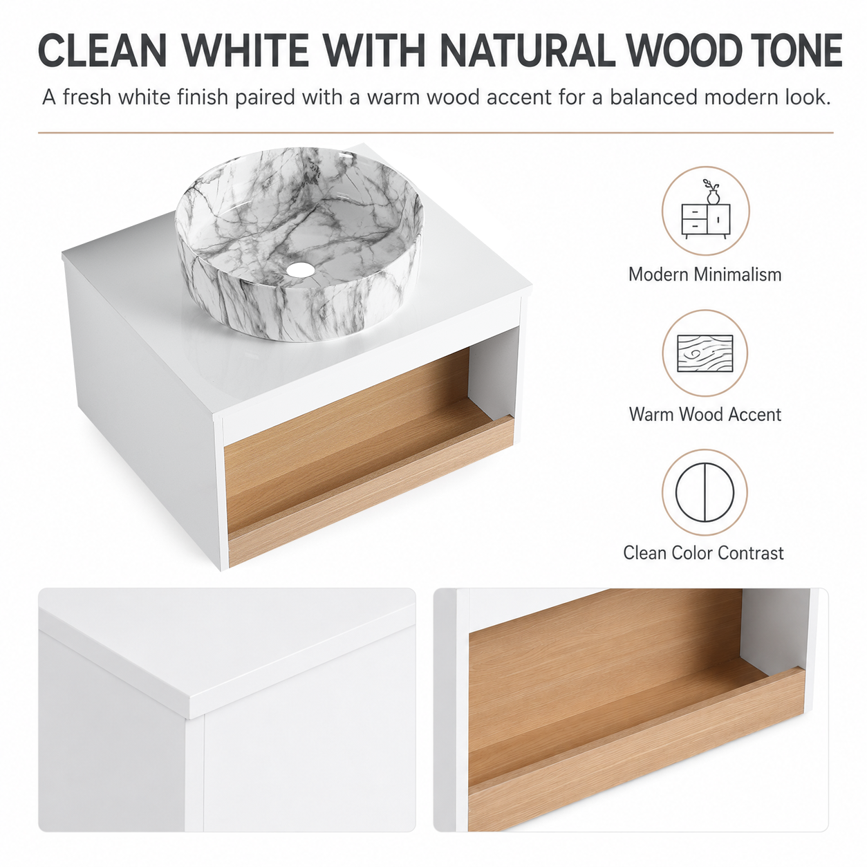 Aura 24" Floating Vanity (RTA)