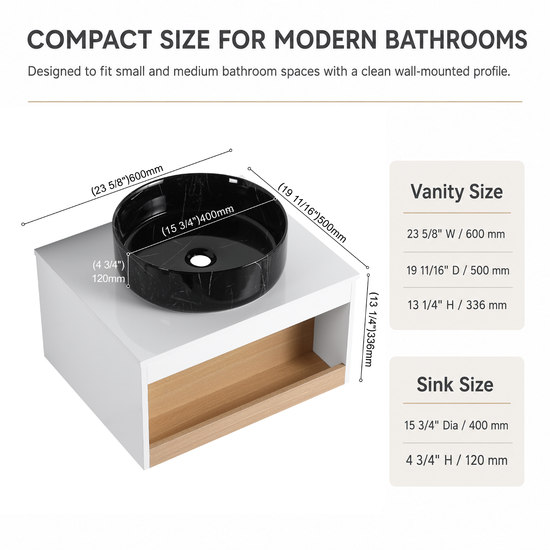 Aura 24" Floating Vanity (RTA)