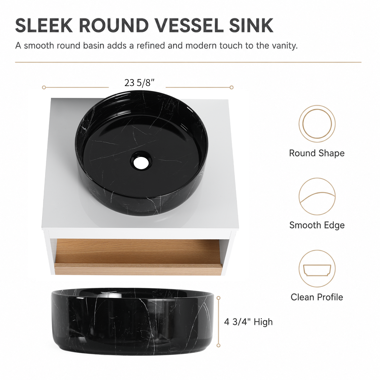 Aura 24" Floating Vanity (RTA)