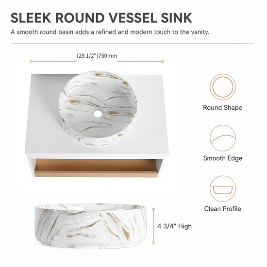 Aura 30" Floating Vanity (RTA)