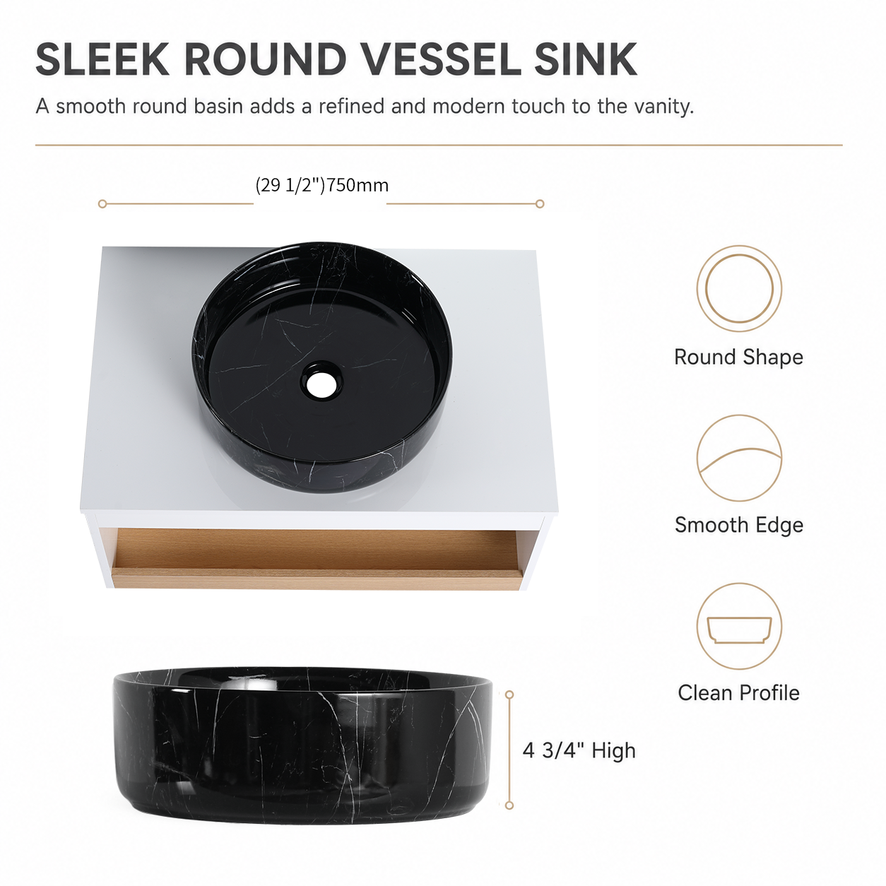 Aura 30" Floating Vanity (RTA)