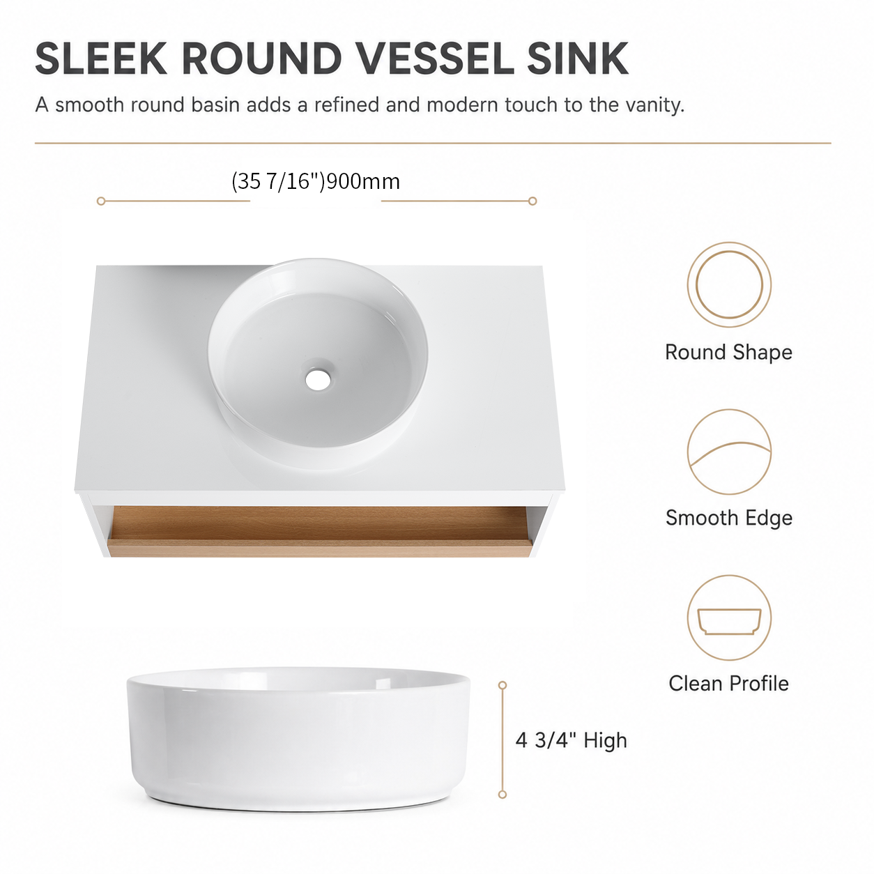 Aura 36" Floating Vanity (RTA)