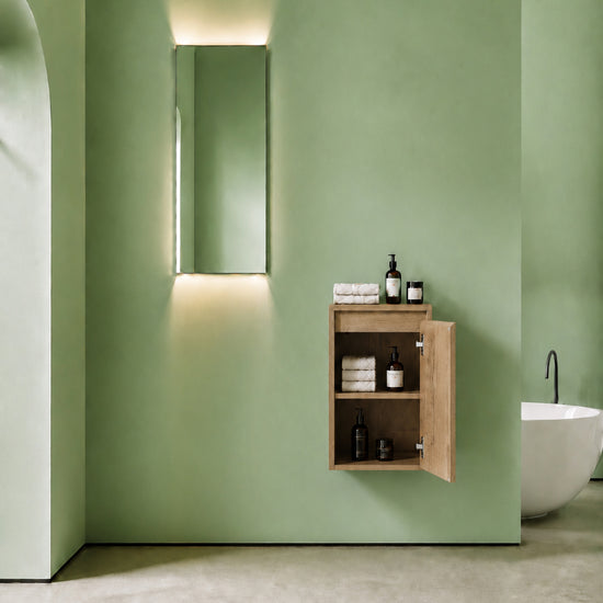 Cube Bathroom Cabinet— Mix & Match Wall-Mounted Vanities, Side Cabinets & Top Cabinets (RTA)