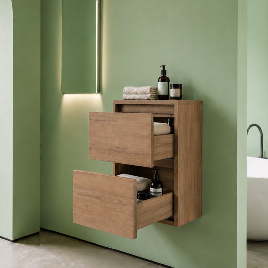Cube Bathroom Cabinet— Mix & Match Wall-Mounted Vanities, Side Cabinets & Top Cabinets (RTA)