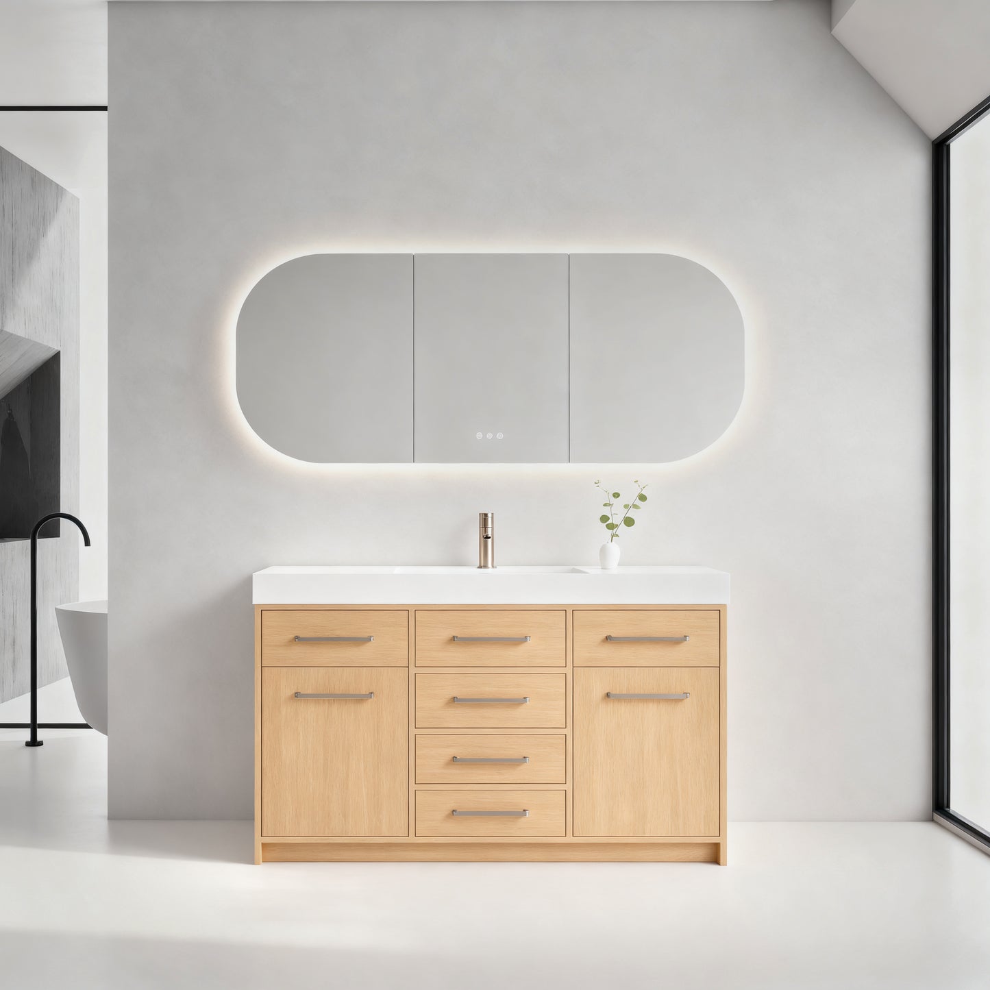 LUMO 48"/60"/72" Freestanding Vanity (Assembled)