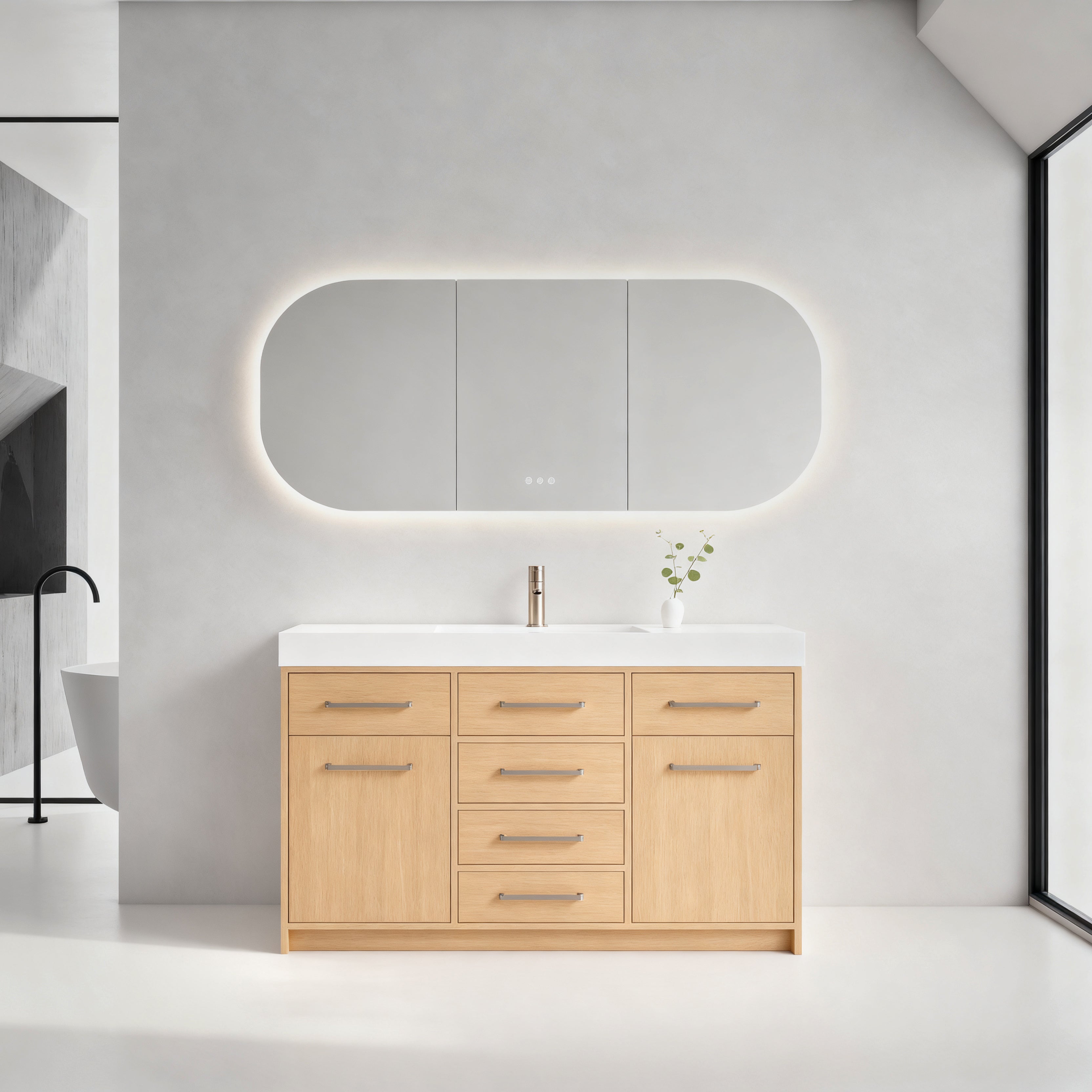 LUMO 48"/60"/72" Freestanding Vanity (Assembled)