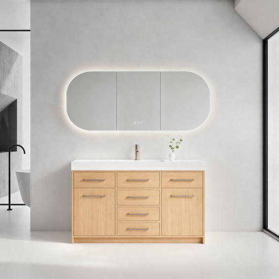 LUMO 48"/60"/72" Freestanding Vanity (Assembled)