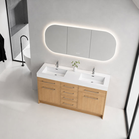 LUMO 48"/60"/72" Freestanding Vanity (Assembled)
