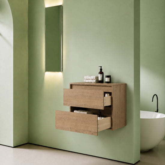 Cube Bathroom Cabinet— Mix & Match Wall-Mounted Vanities, Side Cabinets & Top Cabinets (RTA)