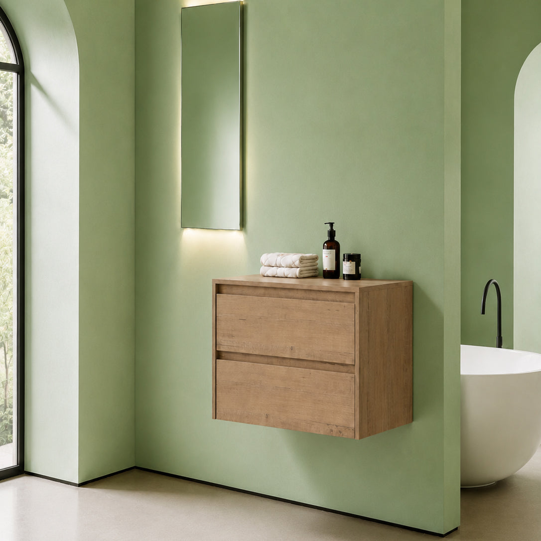 Cube Bathroom Cabinet— Mix & Match Wall-Mounted Vanities, Side Cabinets & Top Cabinets (RTA)