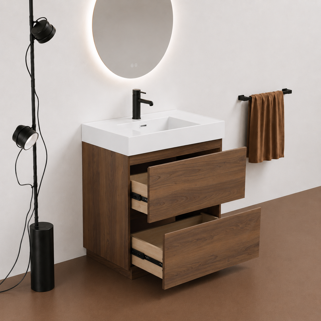 SLAB 24"/30" Freestanding Vanity (RTA)