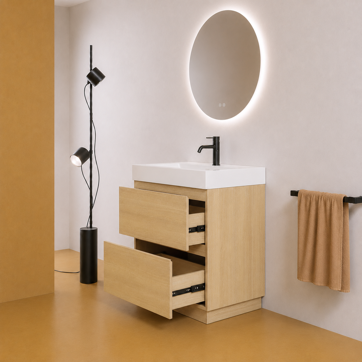 SLAB 24"/30" Freestanding Vanity (RTA)