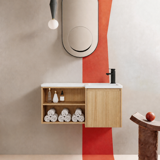 Nook 36" Corner Floating Vanity (RTA)