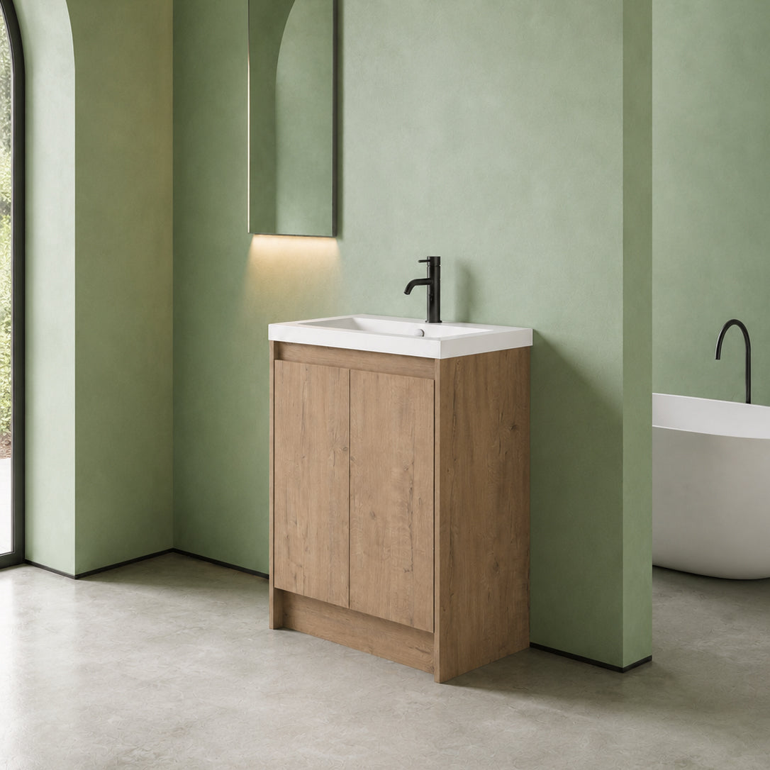 Cube Bathroom Cabinet— Mix & Match Freestanding Vanities, Side Cabinets & Top Cabinets (RTA)