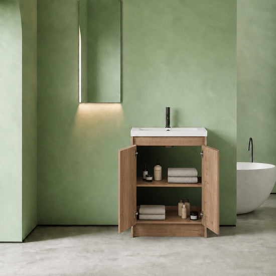 Cube Bathroom Cabinet— Mix & Match Freestanding Vanities, Side Cabinets & Top Cabinets (RTA)