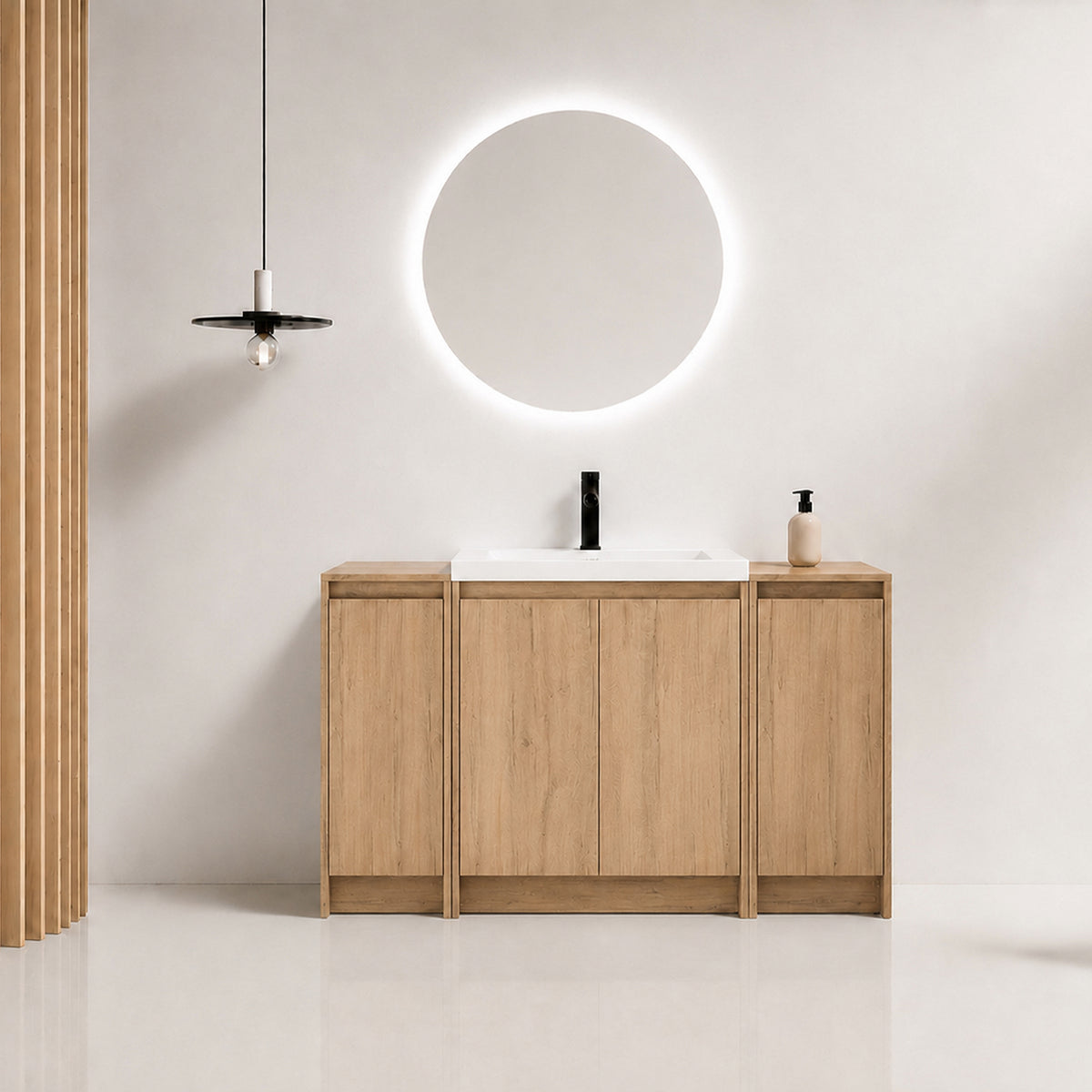 Cube 48" Freestanding Vanity with Resin Sink (RTA)
