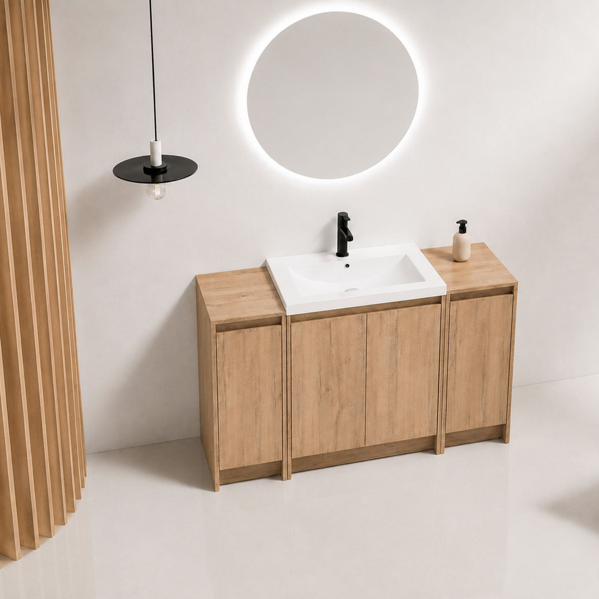 Cube 48" Freestanding Vanity with Resin Sink (RTA)