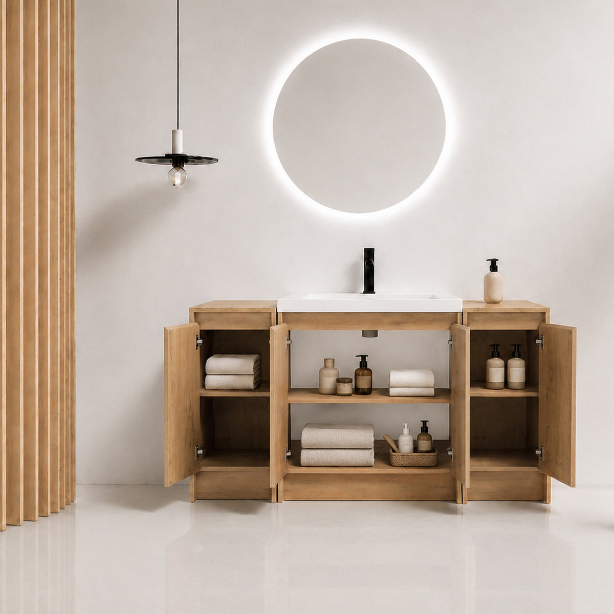 Cube 48" Freestanding Vanity with Resin Sink (RTA)