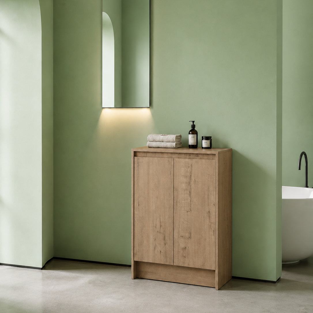 Cube Bathroom Cabinet— Mix & Match Freestanding Vanities, Side Cabinets & Top Cabinets (RTA)