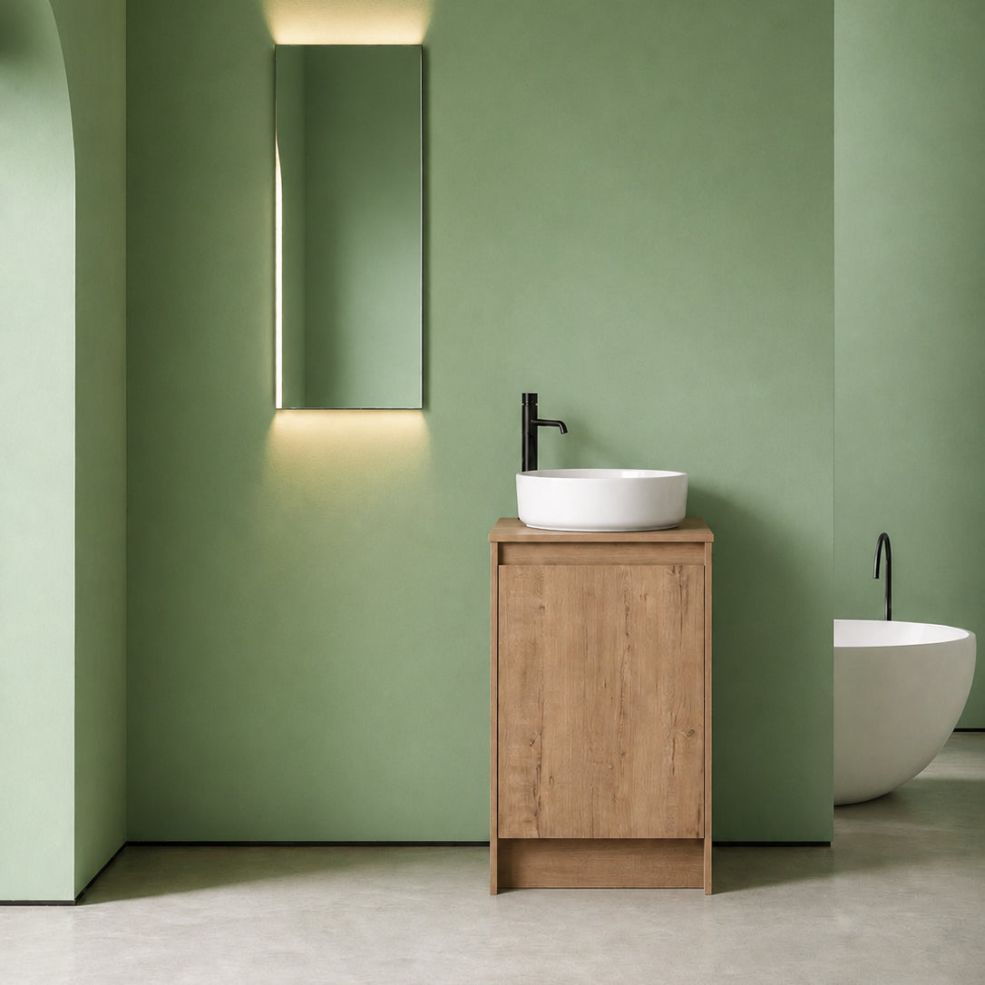 Cube Bathroom Cabinet— Mix & Match Freestanding Vanities, Side Cabinets & Top Cabinets (RTA)