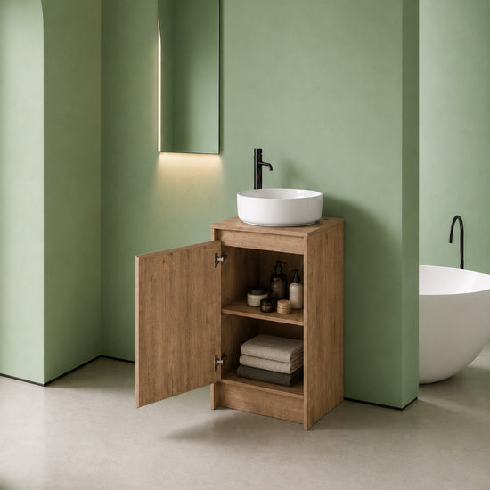 Cube Bathroom Cabinet— Mix & Match Freestanding Vanities, Side Cabinets & Top Cabinets (RTA)