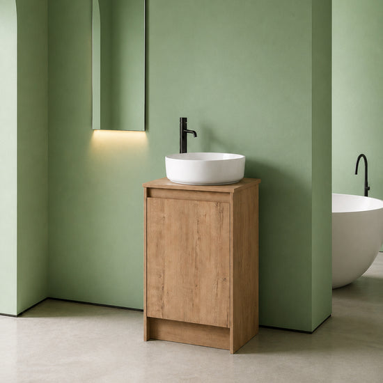 Cube Bathroom Cabinet— Mix & Match Freestanding Vanities, Side Cabinets & Top Cabinets (RTA)