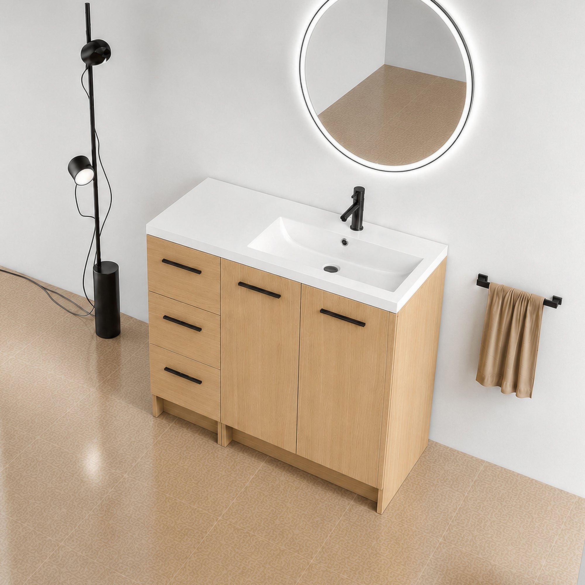 Module 36" Freestanding Vanity with Doors & Drawers (RTA)
