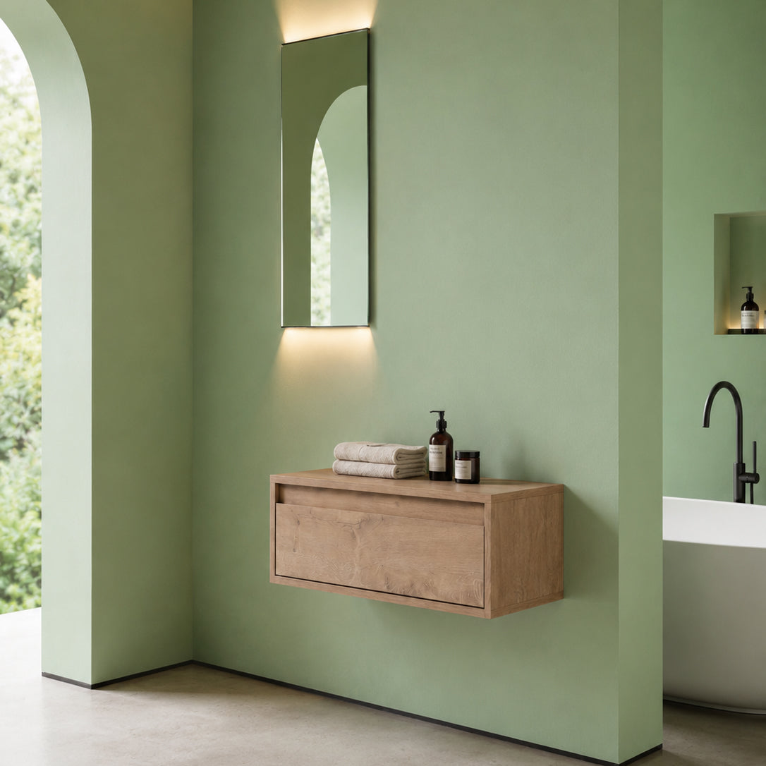 Cube Bathroom Cabinet— Mix & Match Freestanding Vanities, Side Cabinets & Top Cabinets (RTA)