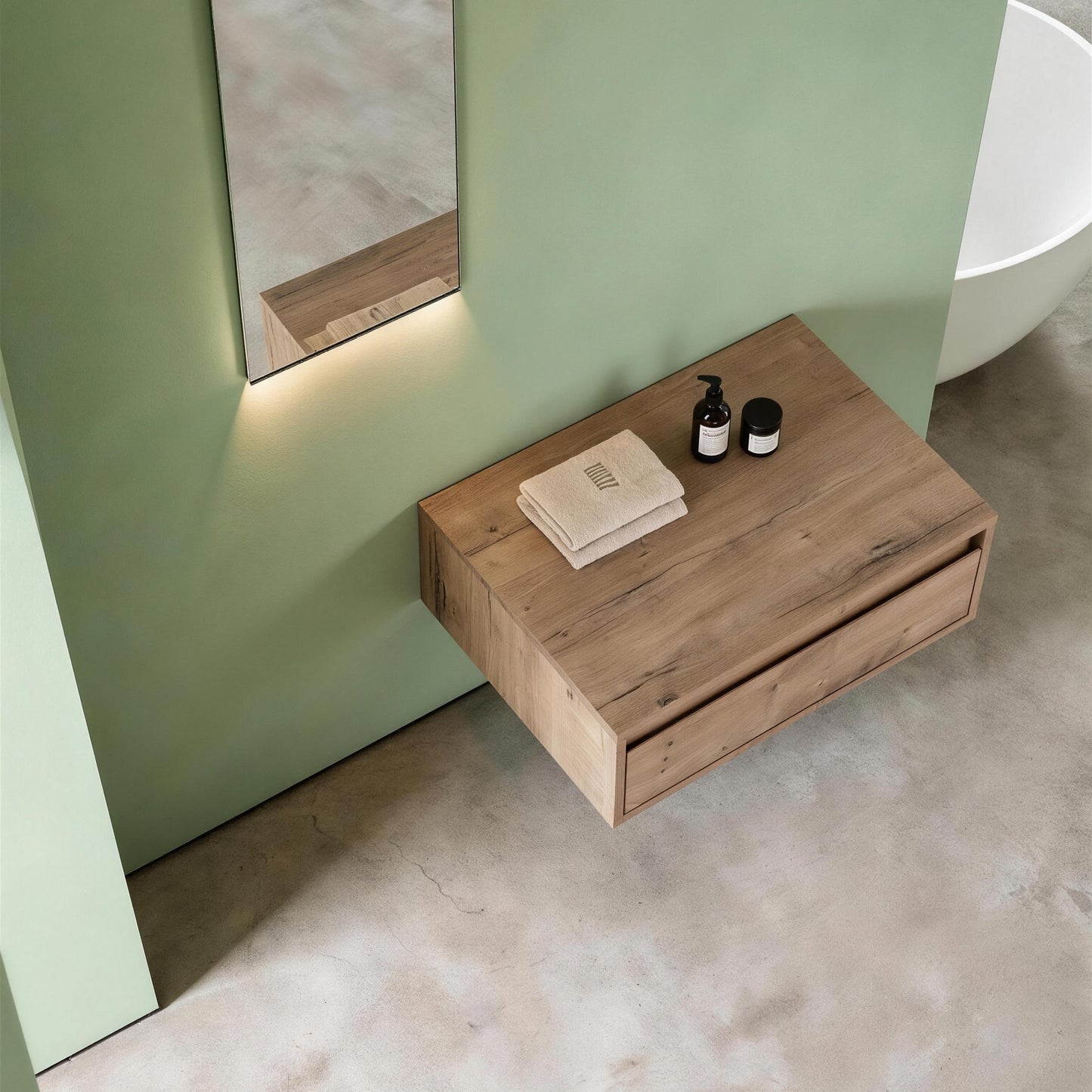 Cube Bathroom Cabinet— Mix & Match Freestanding Vanities, Side Cabinets & Top Cabinets (RTA)