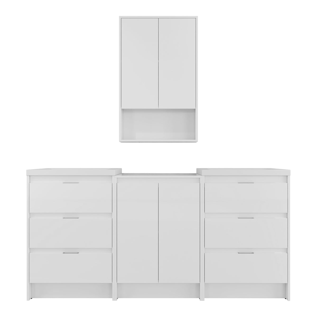 Cube 72" Freestanding Vanity (RTA)