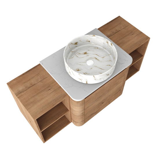 Curvo 24"/36"/48"/60" Floating Vanity (RTA)