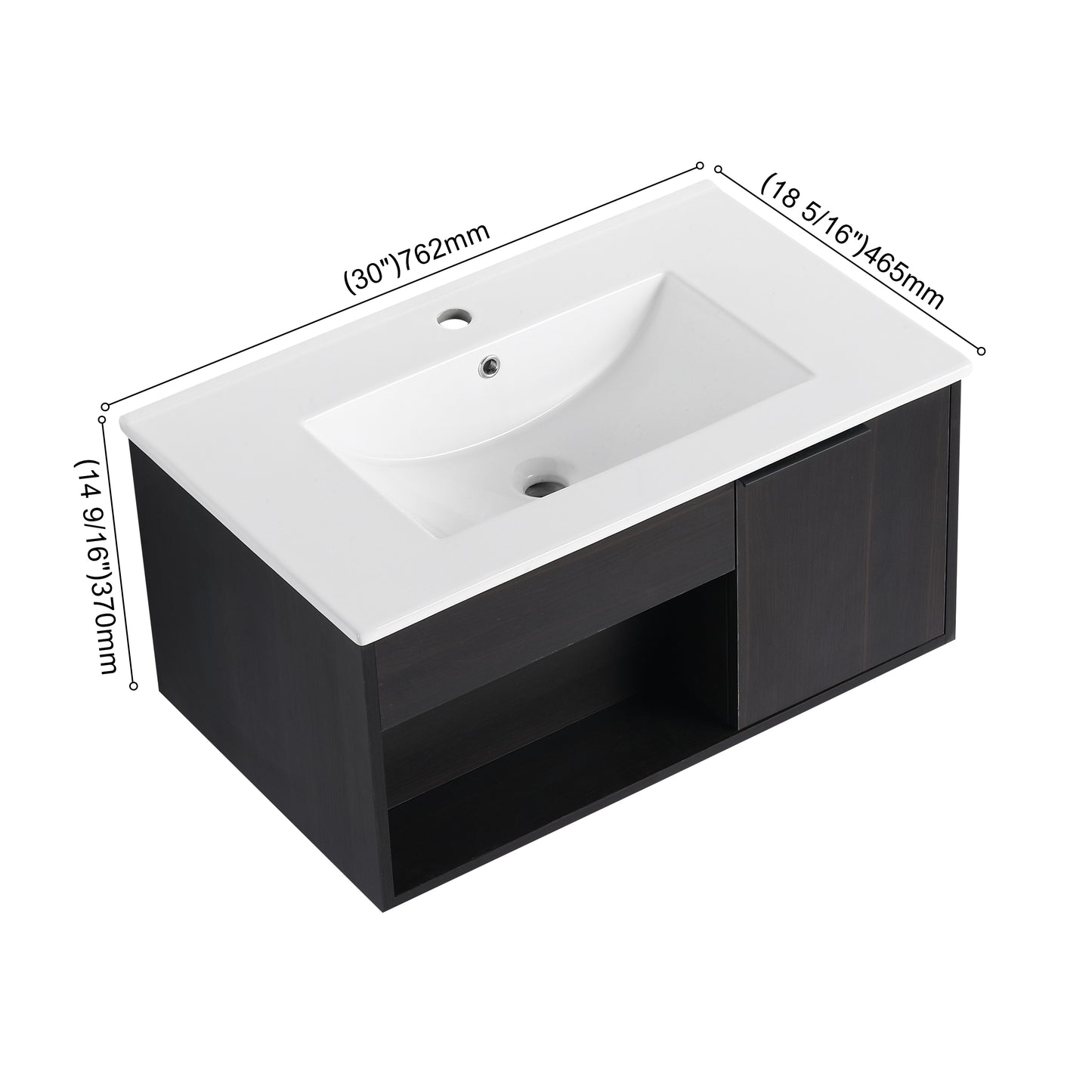 NOIR 24"/30"/36" Floating Vanity (RTA)