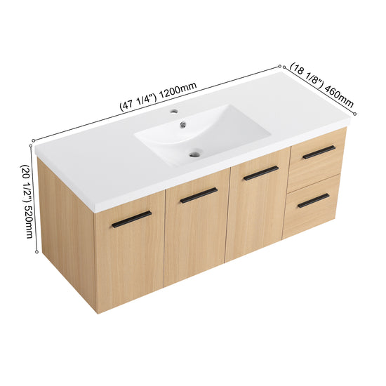 Module 48" Wall-Hung Vanity (RTA)