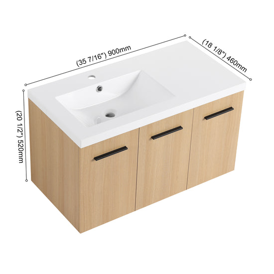 Module 36" Wall-Hung Vanity (RTA)