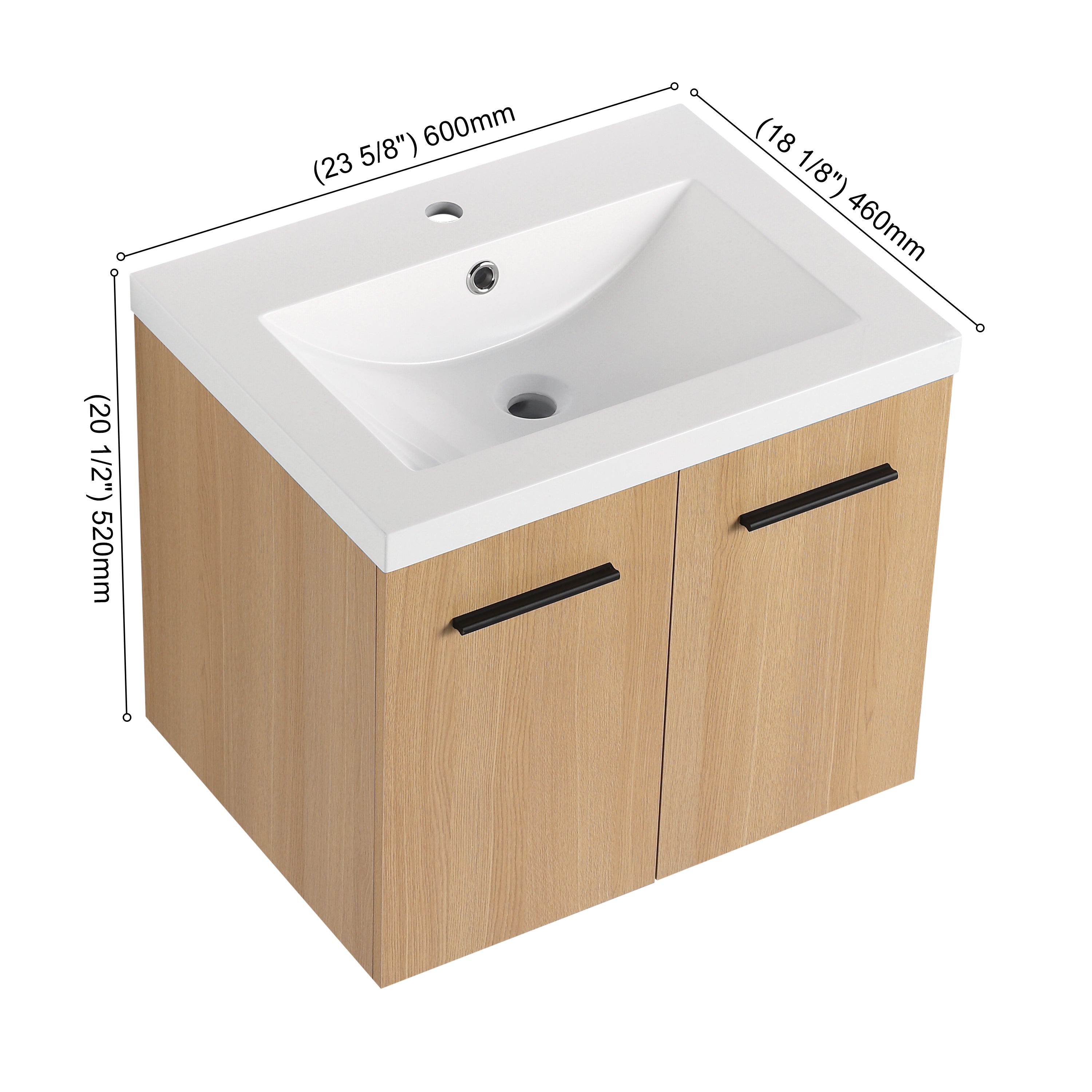 Module 24" Wall-Hung Vanity (RTA)