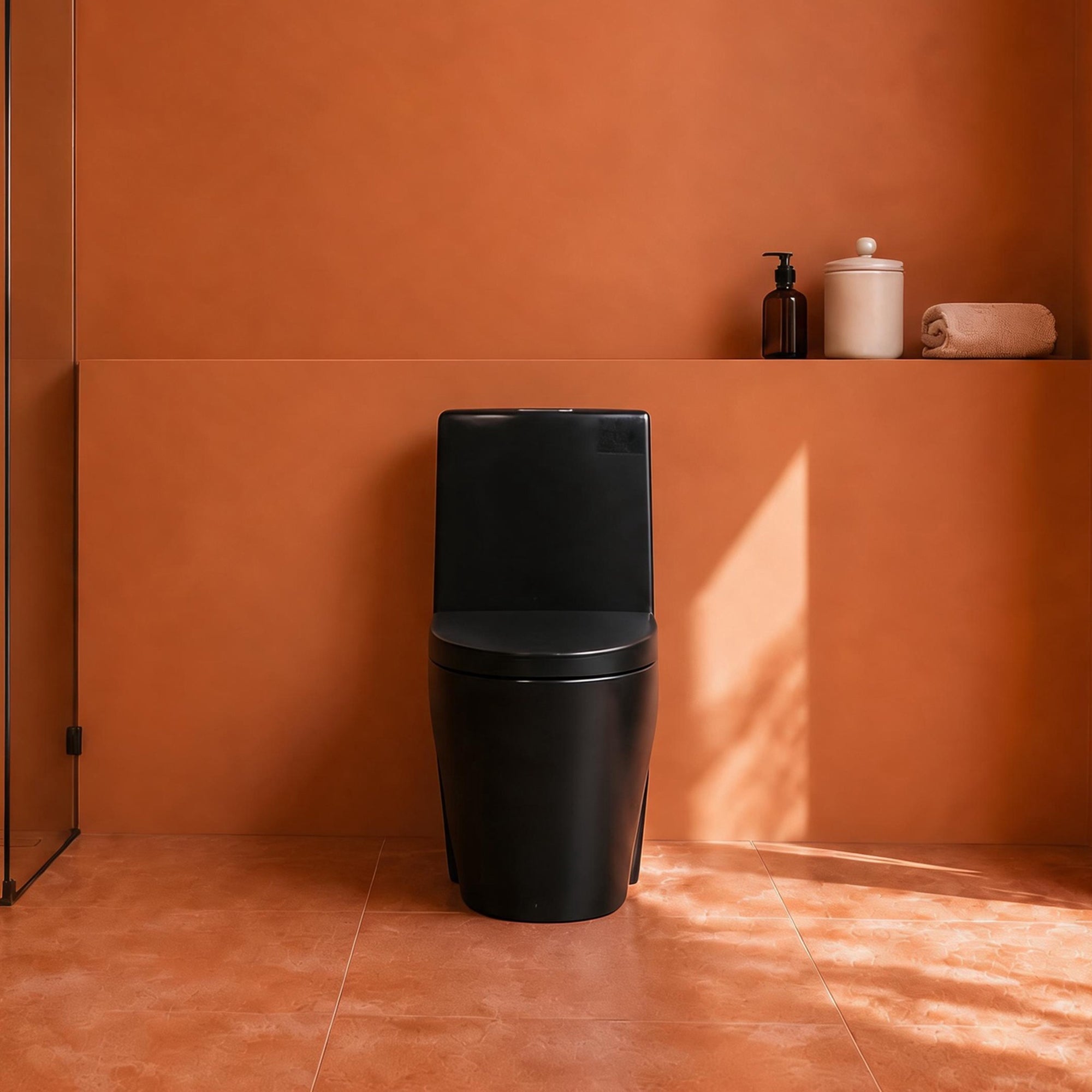 Floor-Mounted One-Piece Toilet