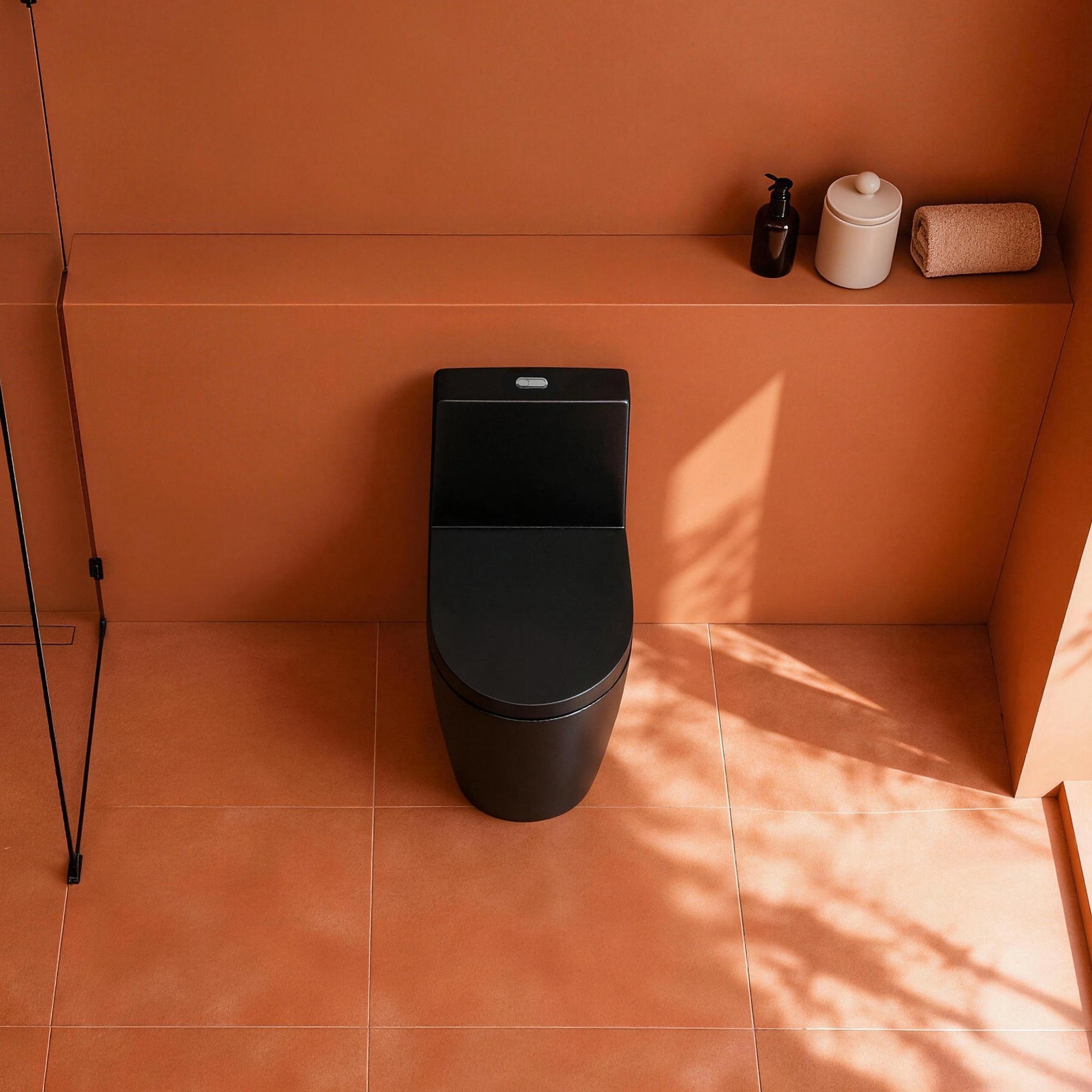 Floor-Mounted One-Piece Toilet
