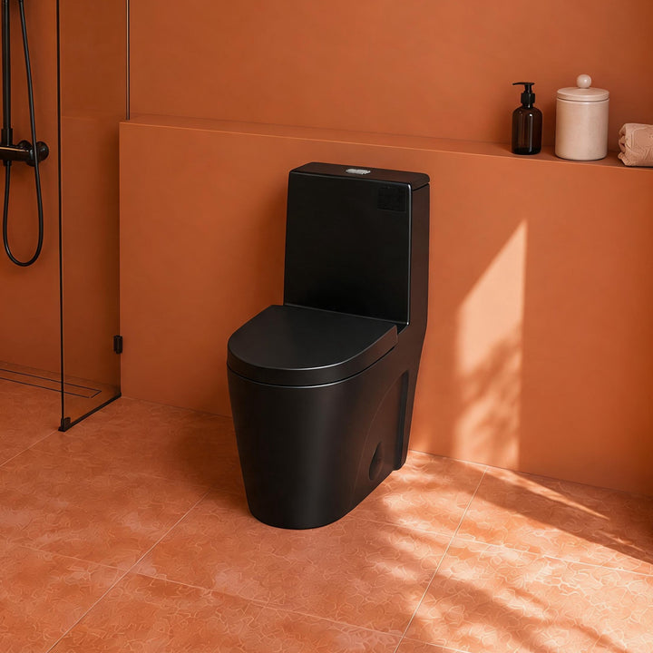 Floor-Mounted One-Piece Toilet