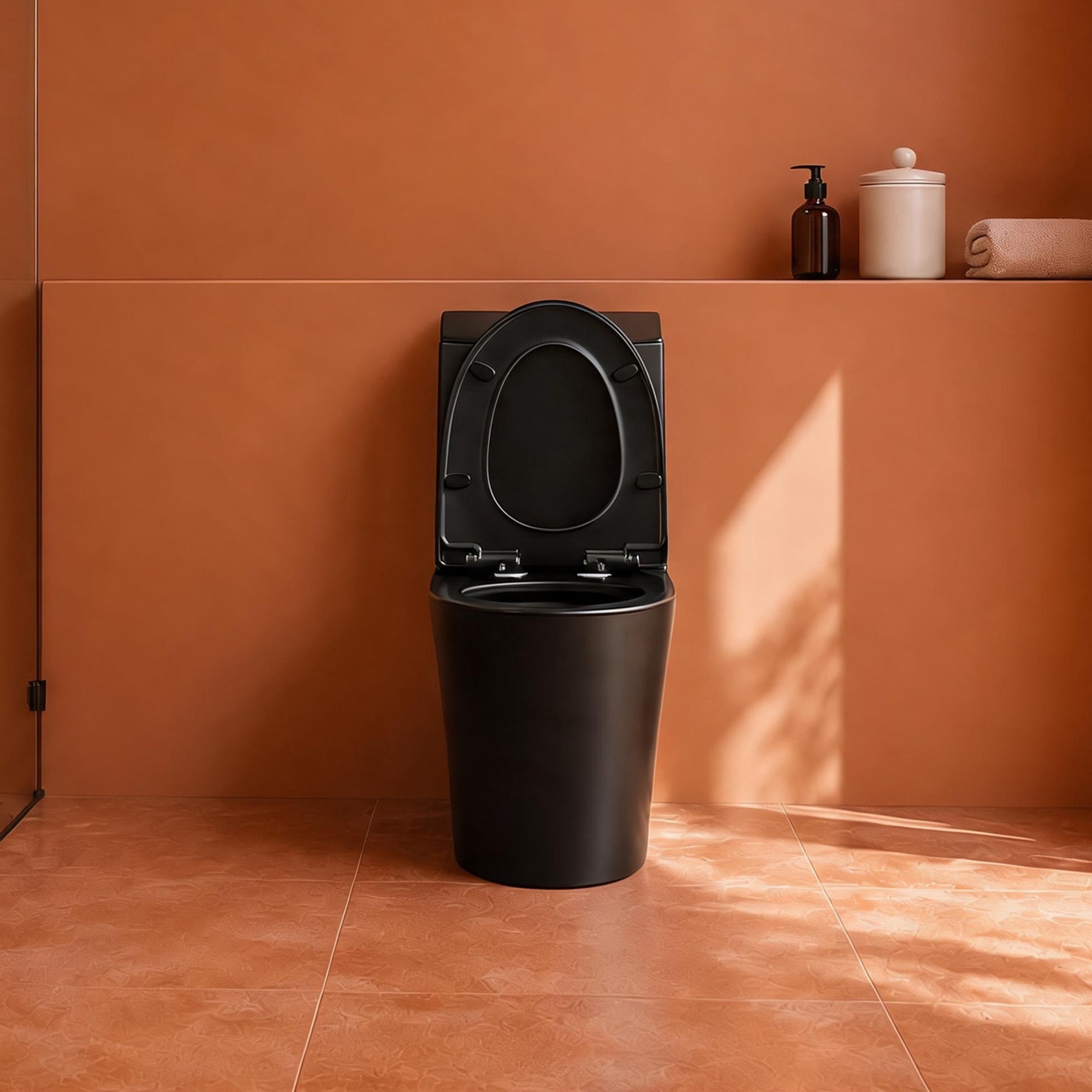 Floor-Mounted One-Piece Toilet
