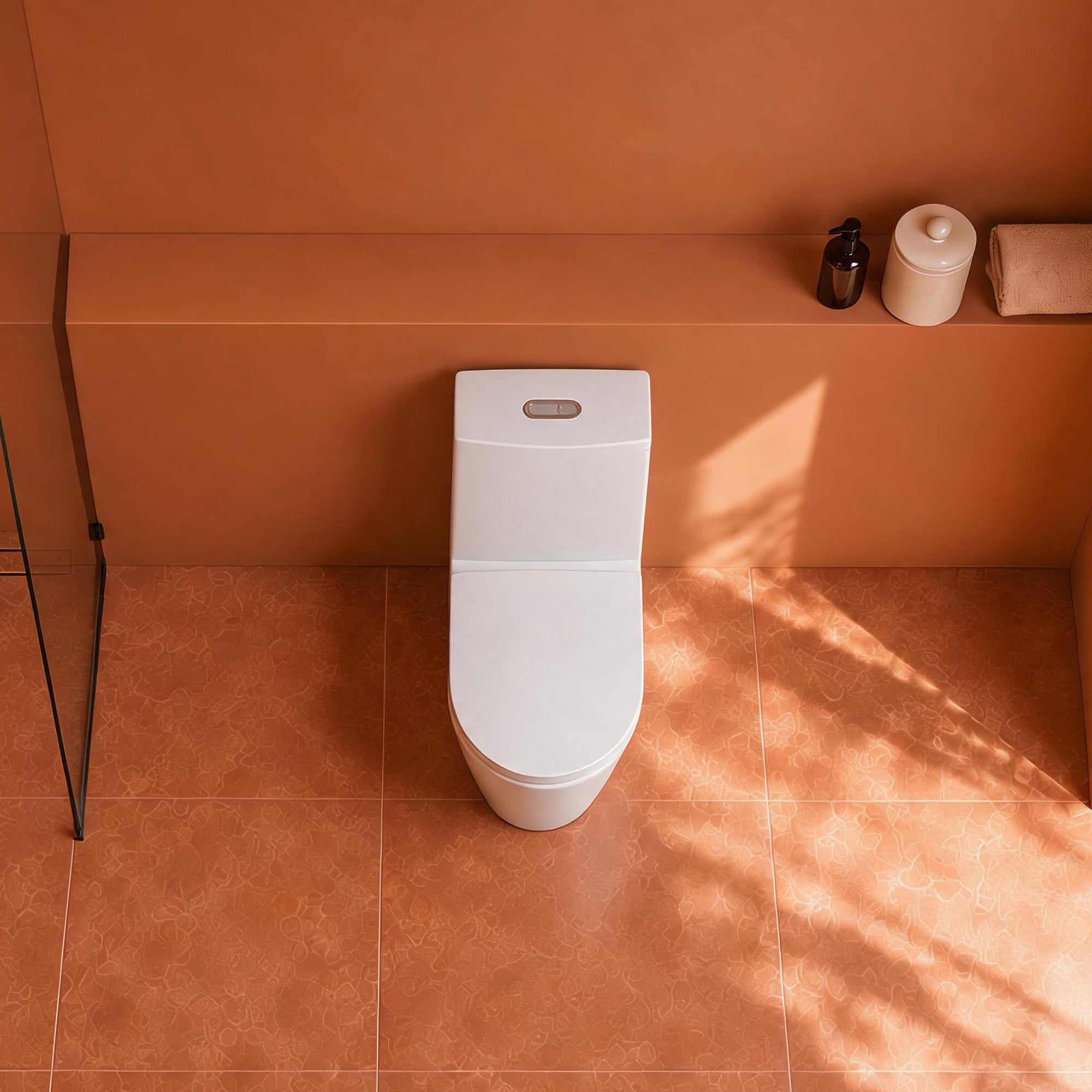 Floor-Mounted One-Piece Toilet