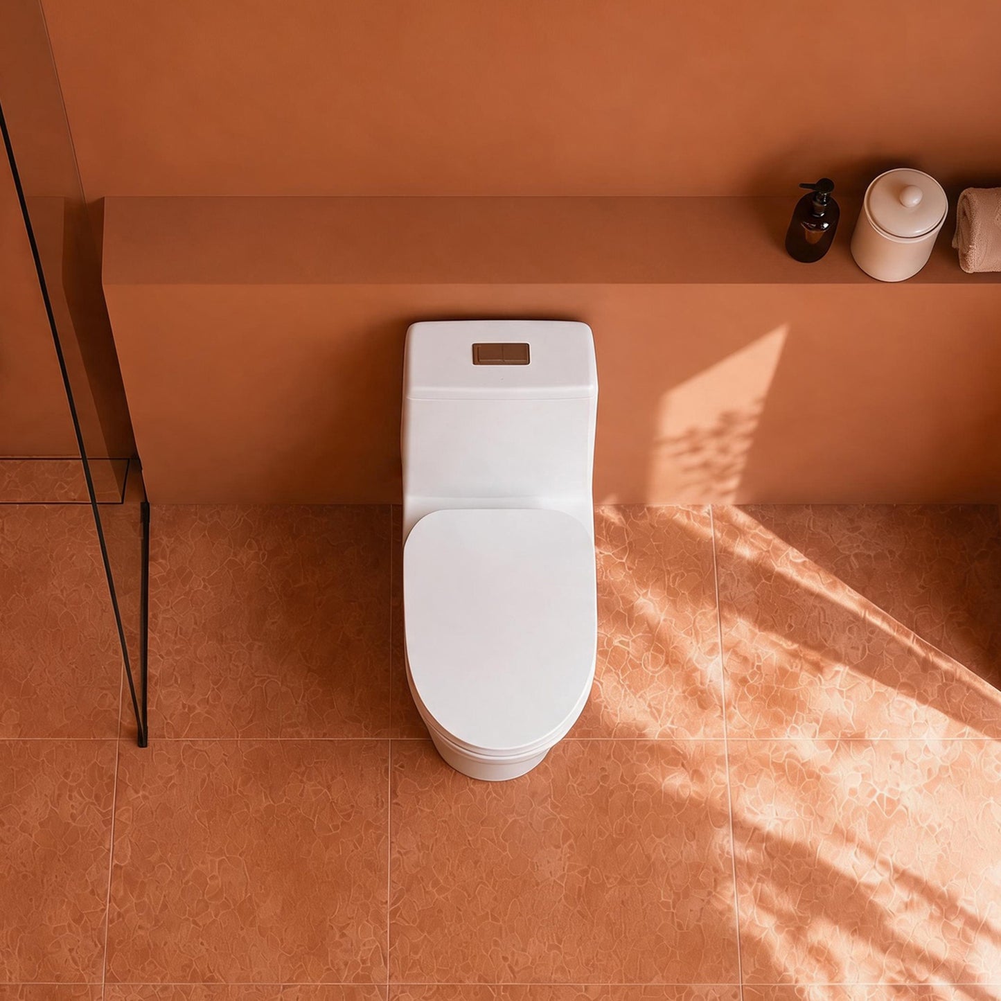 Floor-Mounted One-Piece Toilet