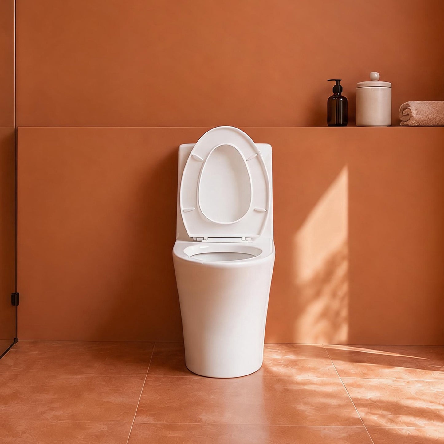 Floor-Mounted One-Piece Toilet
