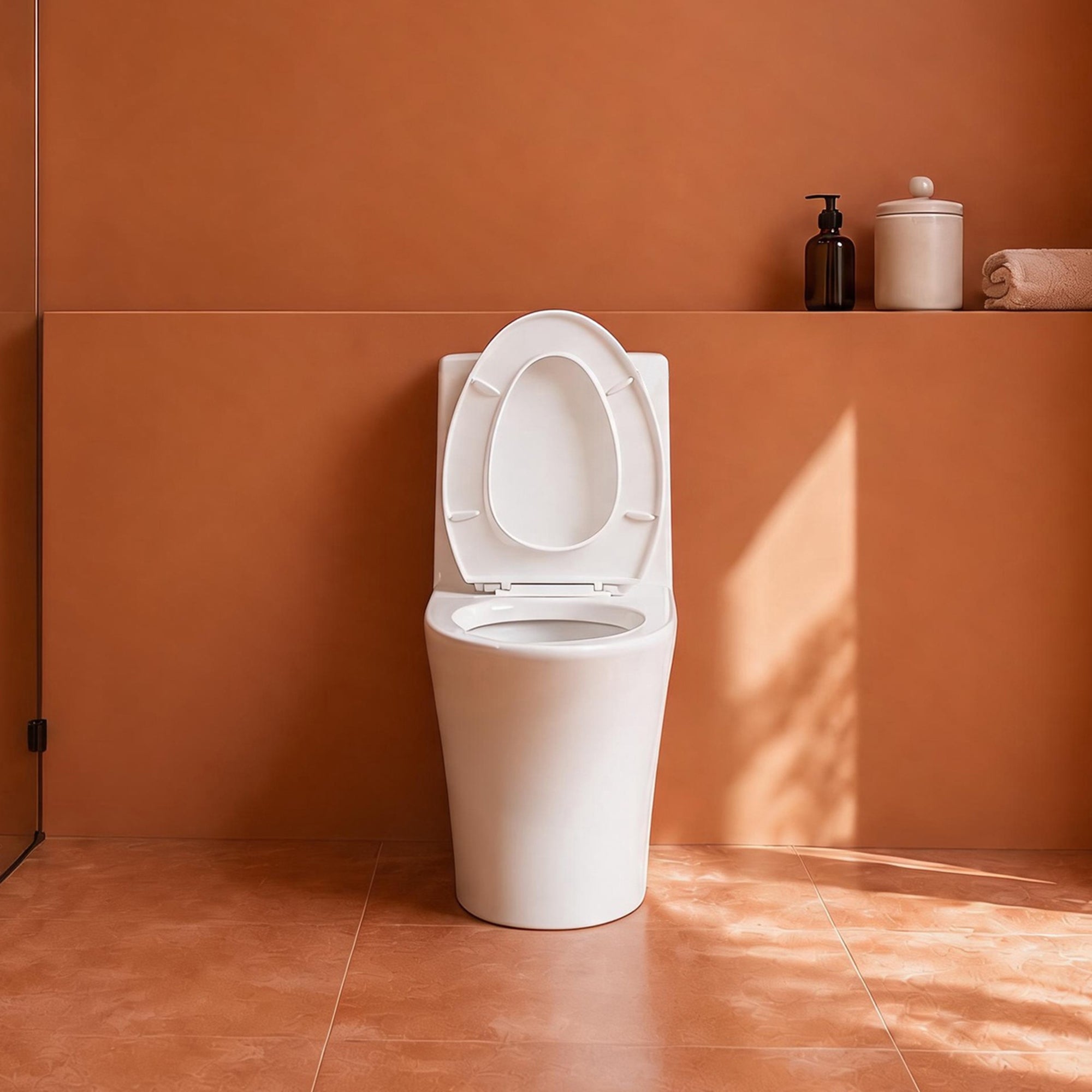 Floor-Mounted One-Piece Toilet