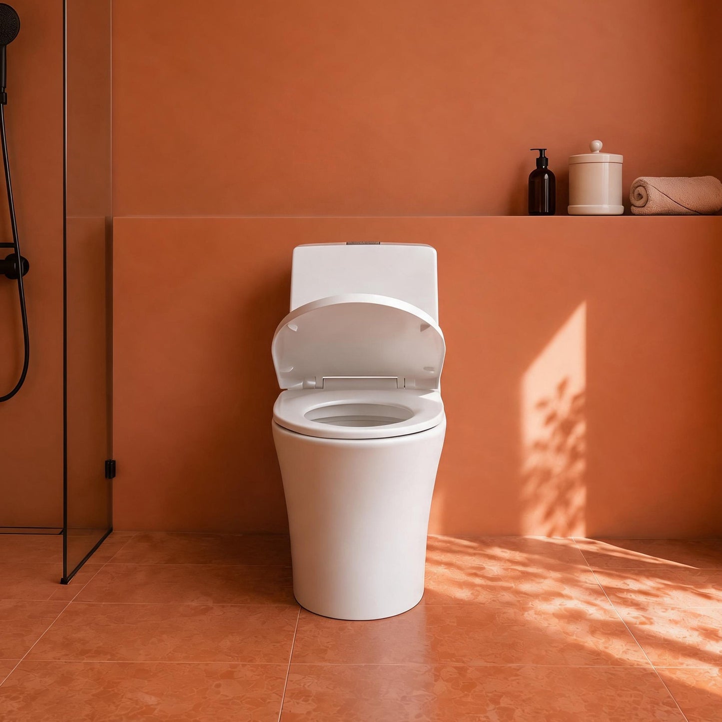 Floor-Mounted One-Piece Toilet