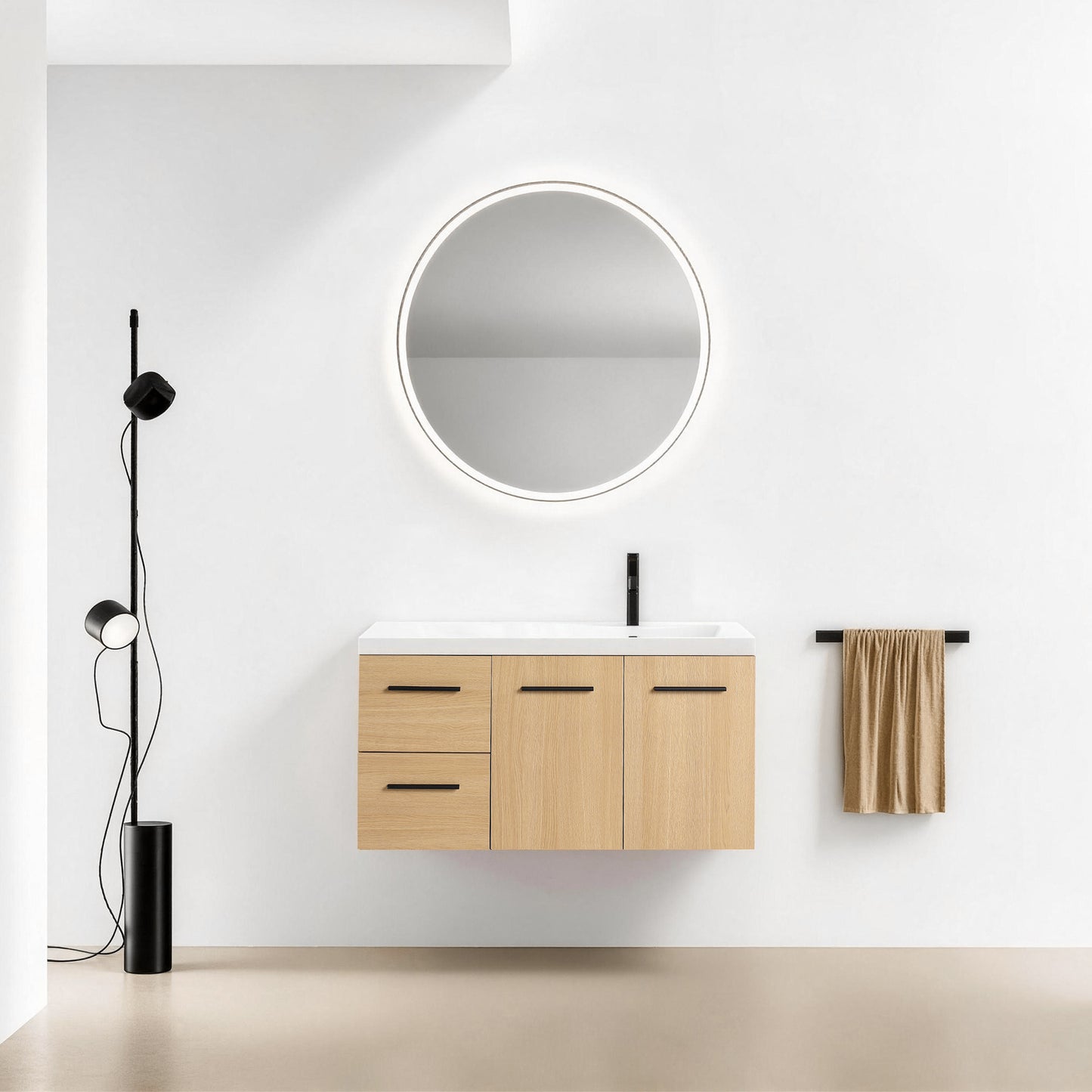 Module 36" Wall-Hung Vanity with Doors & Drawers (RTA)