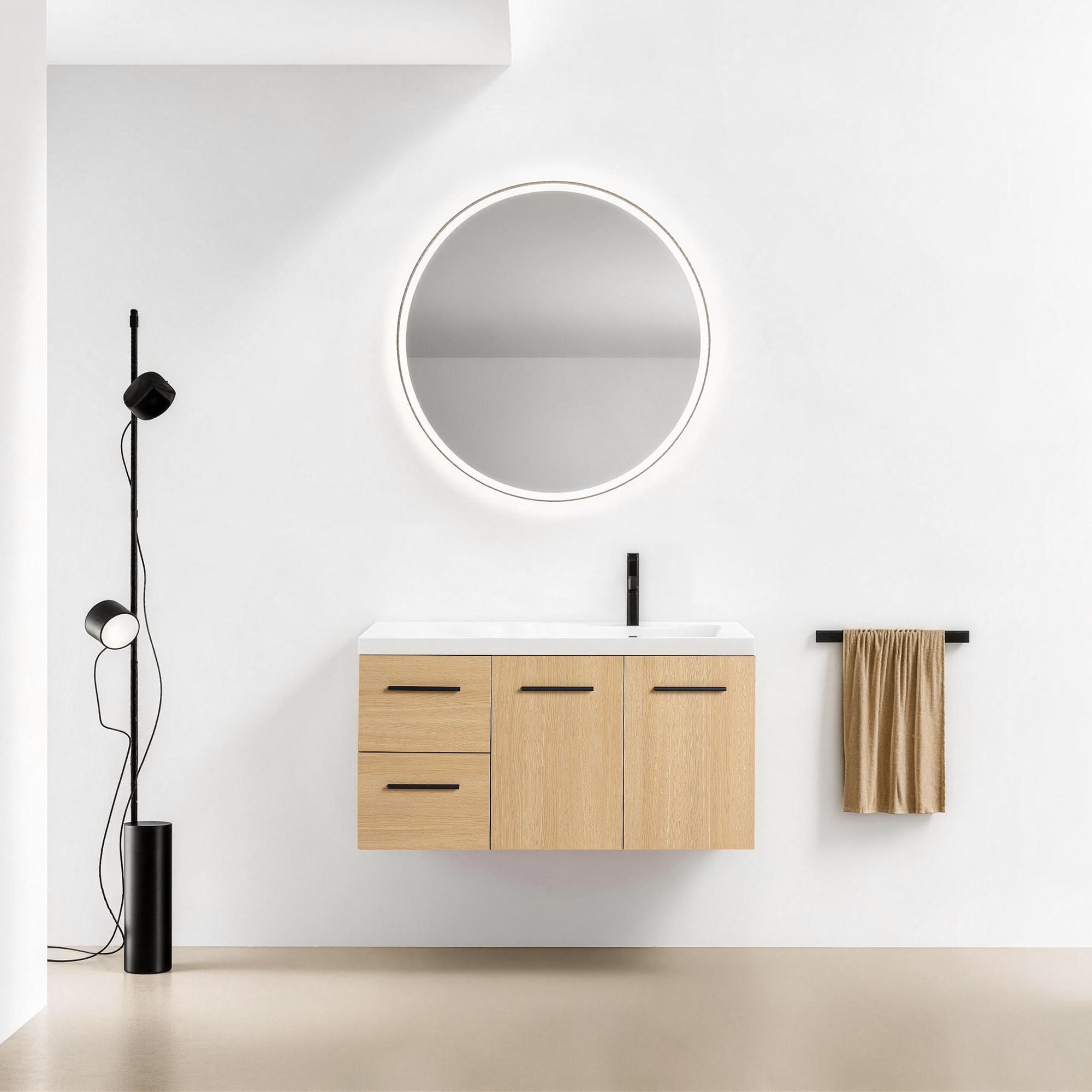 Module 36" Wall-Hung Vanity with Doors & Drawers (RTA)
