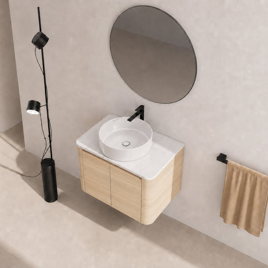 Curvo 30"/42"/54"/72" Floating Vanity (RTA)