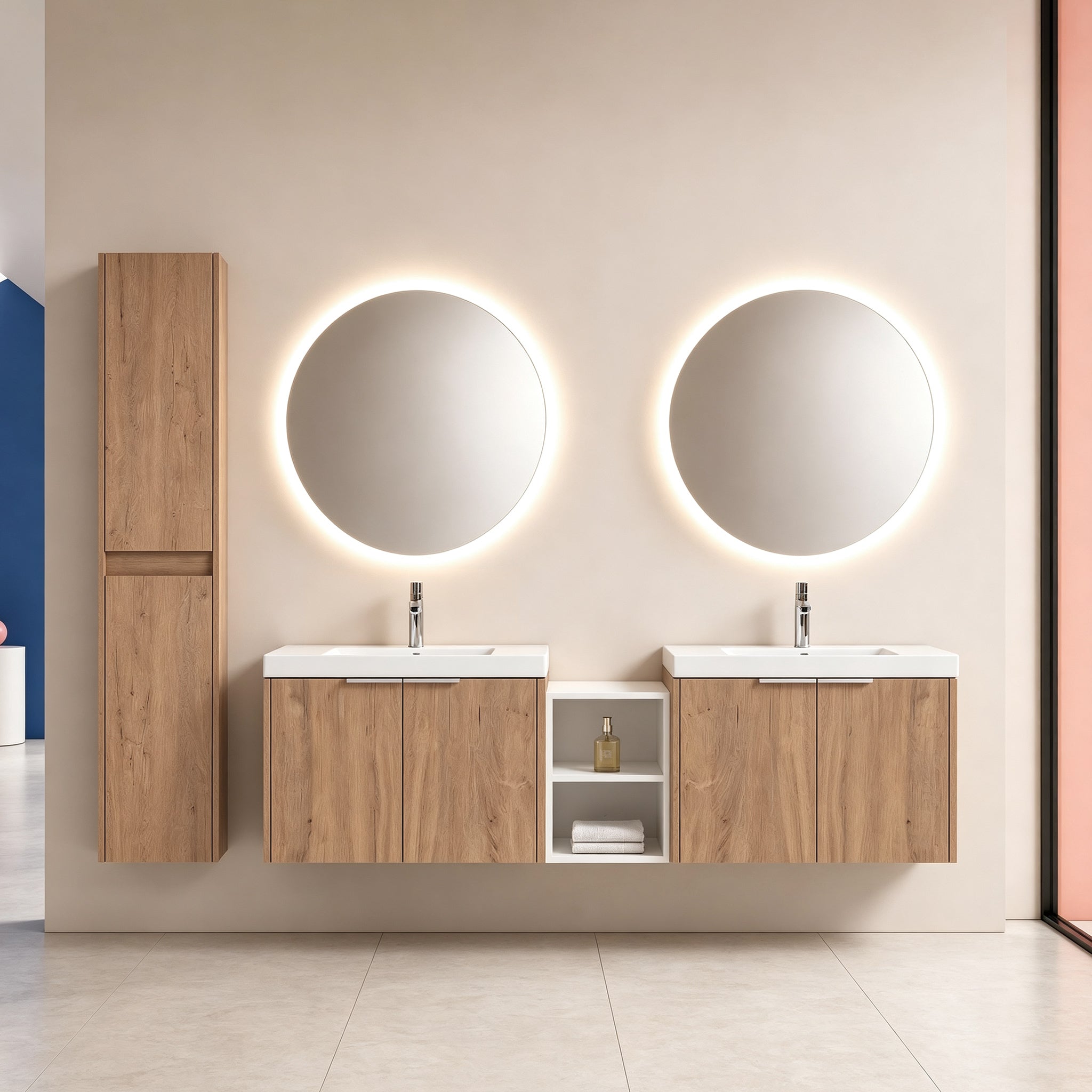 Unitas 60"/72"/84" Floating Vanity Set (RTA)