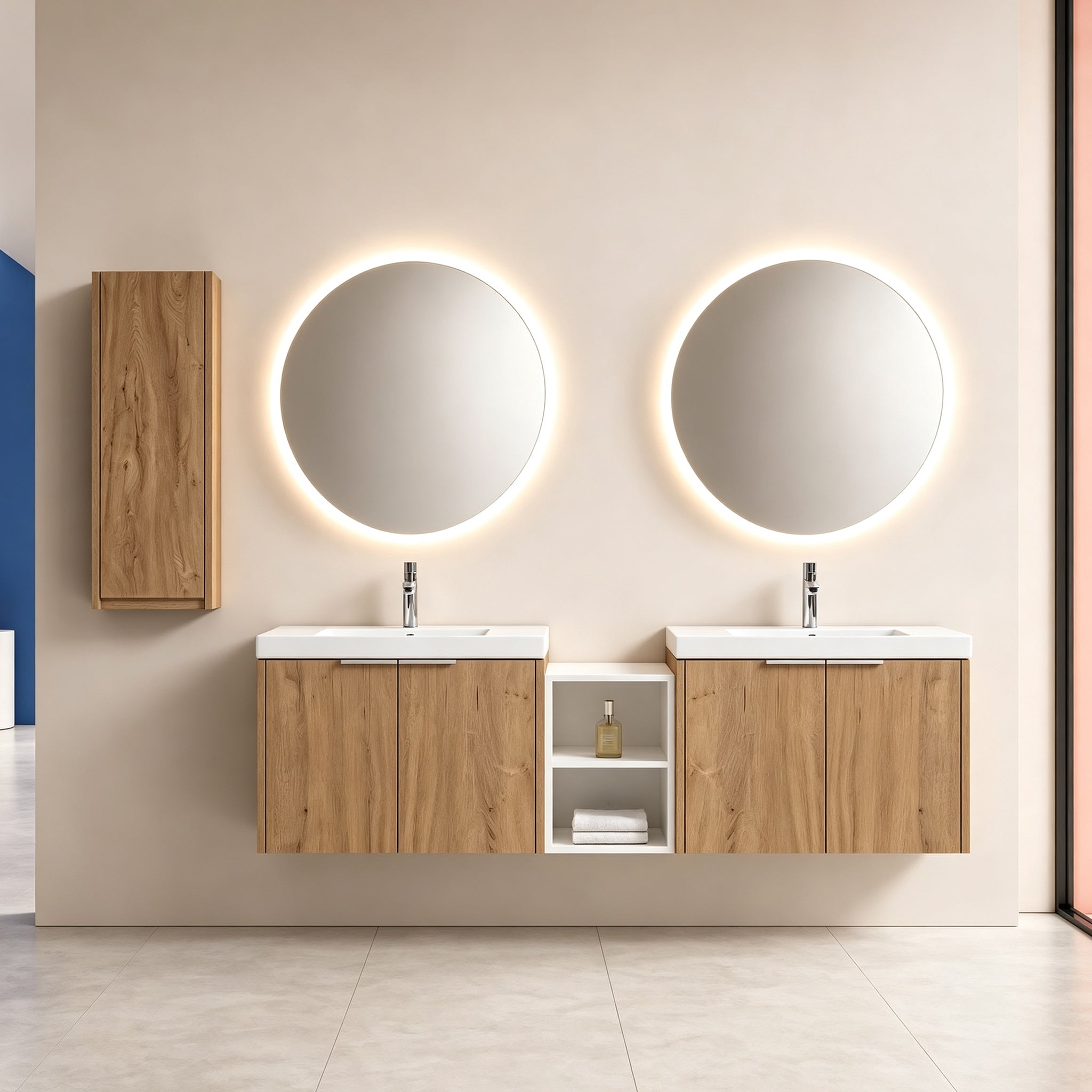 Unitas 60"/72"/84" Floating Vanity Set (RTA)