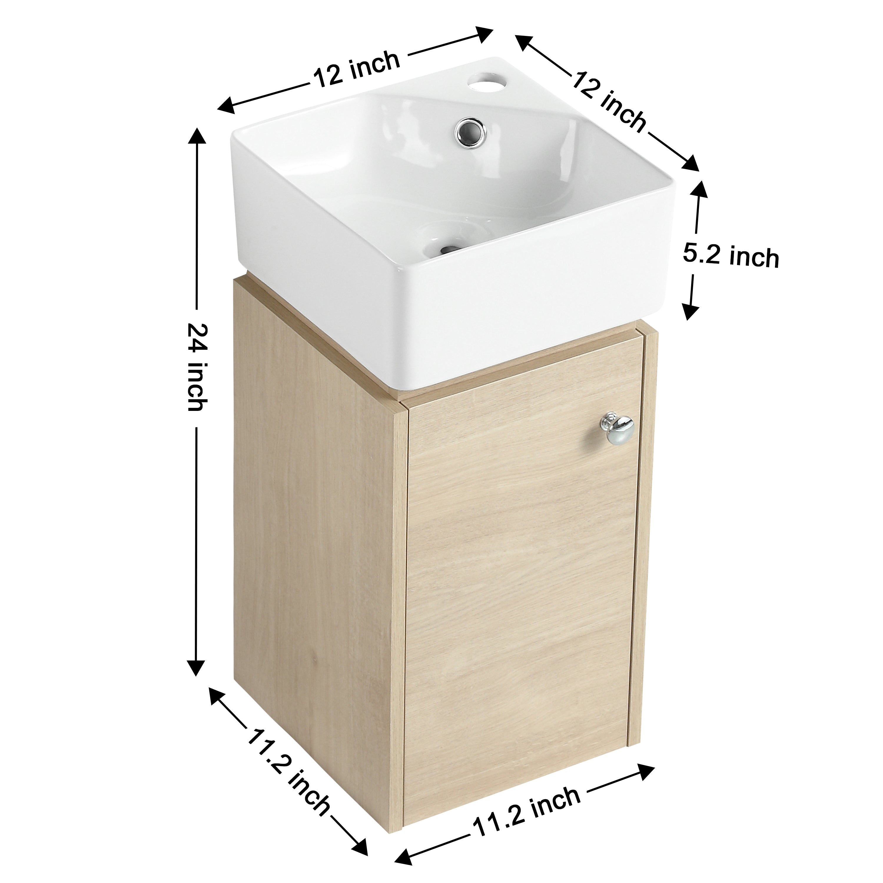 Microspace 12" Corner Vanity